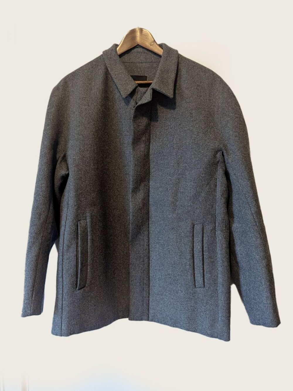 RAD HOURANI - Minimalistic wool coat - Sz 2